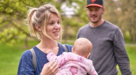 Kate Dillon and baby