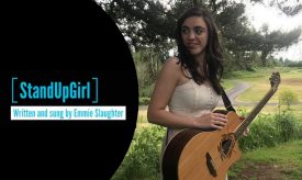 Emmie Slaughter sings original song standupgirl