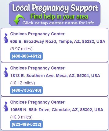 standupgirl pregnancy center ads